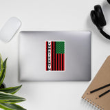 Juneteenth Flag Bubble-free Stickers