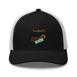 Juneteenth Black Black Trucker Hat