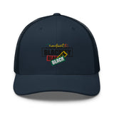 Juneteenth Black Black Trucker Hat