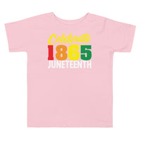 Celebrate 1865 Juneteenth Premium Soft Toddler Tee