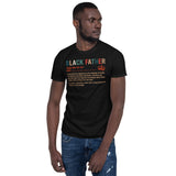 Black Father Definition Softstyle Unisex Tee