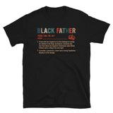 Black Father Definition Softstyle Unisex Tee