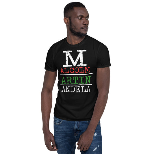 Malcolm Martin Mandela Softstyle Unisex Tee