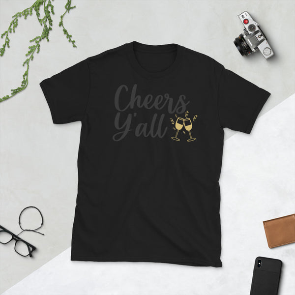Cheers Y'all Softstyle Unisex Tee