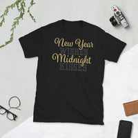 New Year Wishes Midnight Kisses Softstyle Unisex Tee
