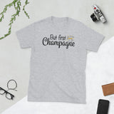 But First Champagne Softstyle Unisex Tee