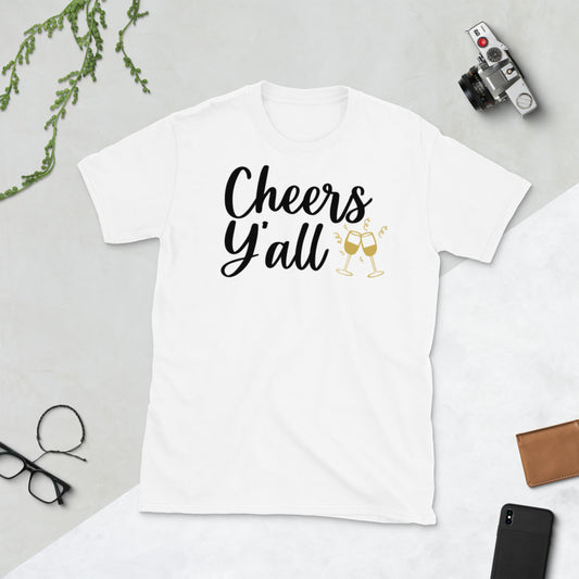 Cheers Y'all Softstyle Unisex Tee