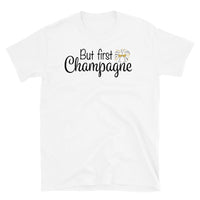 But First Champagne Softstyle Unisex Tee