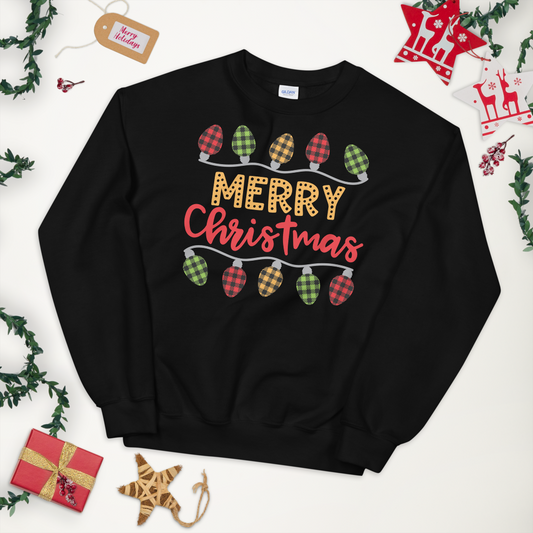 Merry Christmas Lights Unisex Sweatshirt