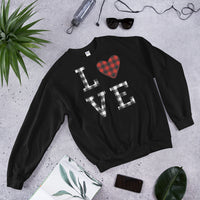 Plaid LOVE Unisex Sweatshirt