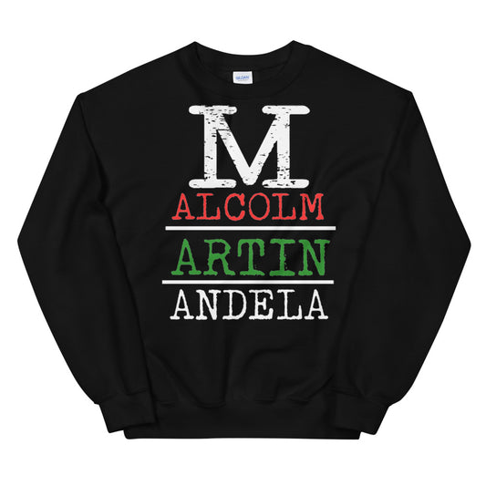 Malcolm Martin Mandela Softstyle Unisex Sweatshirt