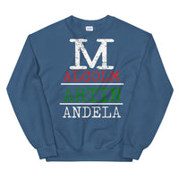 Malcolm Martin Mandela Softstyle Unisex Sweatshirt
