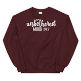 Unbothered Mood 24:7 Adult Unisex Sweatshirt