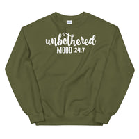 Unbothered Mood 24:7 Adult Unisex Sweatshirt