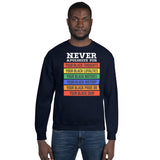 Never Apologize Adult Unisex Sweatshirt