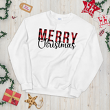 Plaid Merry Christmas Unisex Sweatshirt