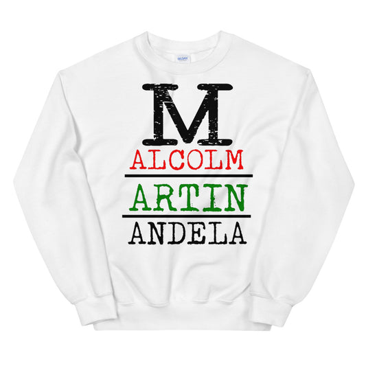 Malcolm Martin Mandela Softstyle Unisex Sweatshirt