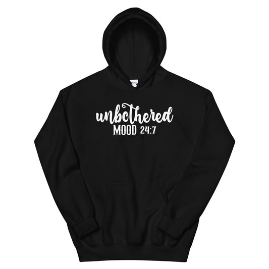 Unbothered Mood 24:7 Adult Unisex Hoodie