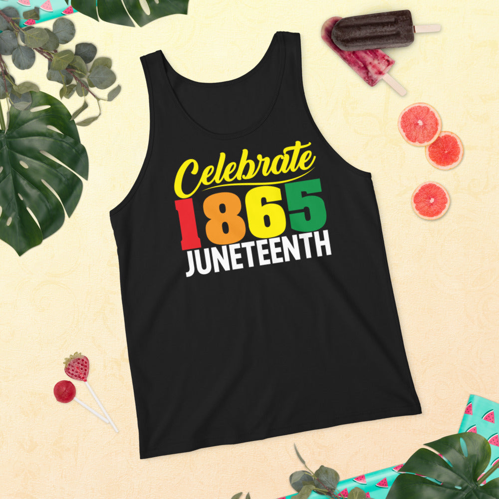 Celebrate 1865 Juneteenth Premium Soft Unisex Tank Top