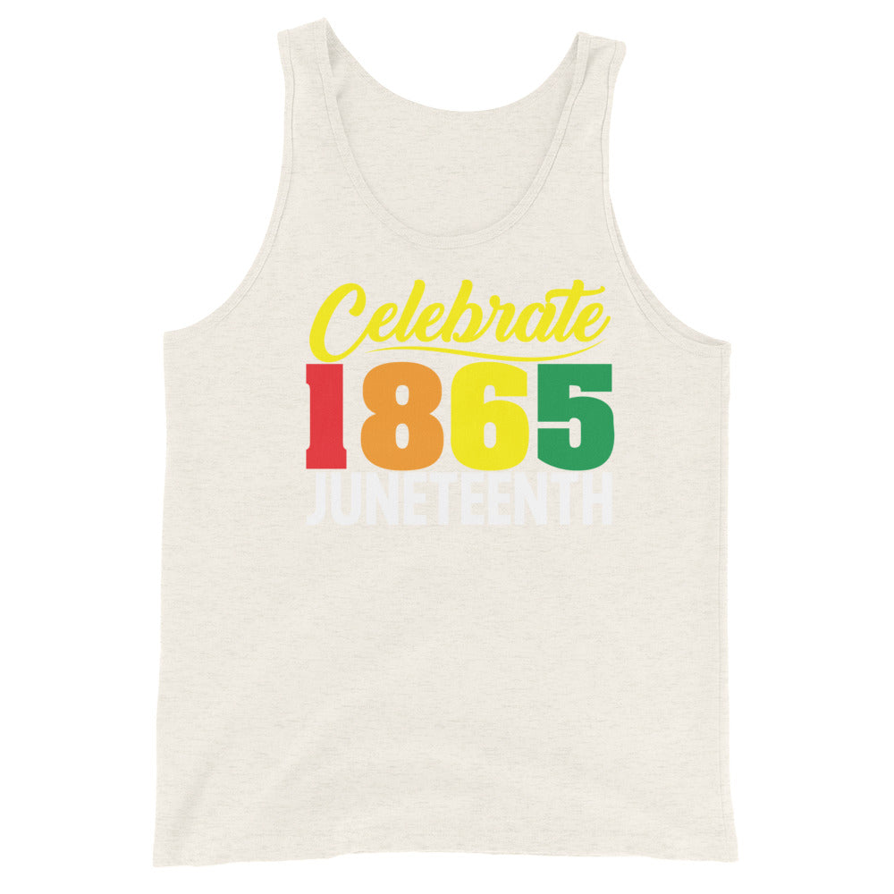 Celebrate 1865 Juneteenth Premium Soft Unisex Tank Top