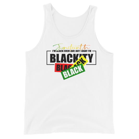 Juneteenth Black Black Premium Unisex Tank Top