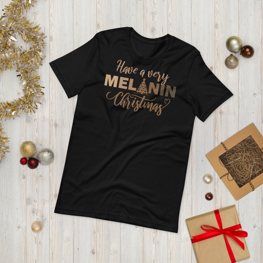 Have A Very Melanin Christmas Premium Soft Unisex Tee