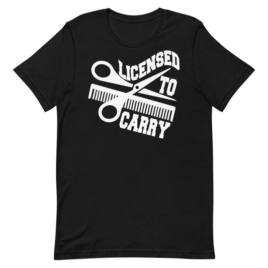 Licensed To Carry Premium Soft Unisex Tee - White Design