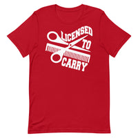 Licensed To Carry Premium Soft Unisex Tee - White Design