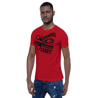 Licensed To Carry Premium Soft Unisex Tee - Black Design