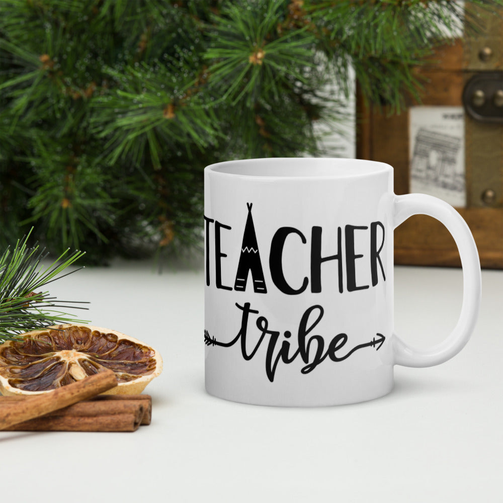 Teacher Tribe Glossy Mug