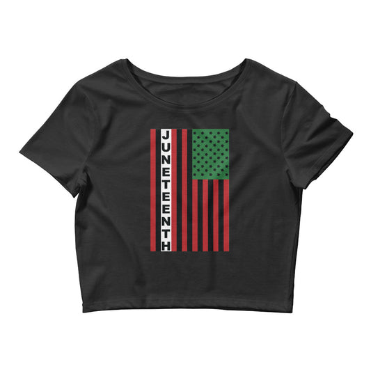 Juneteenth Flag Crop Top