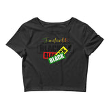 Juneteenth Black Black Crop Top