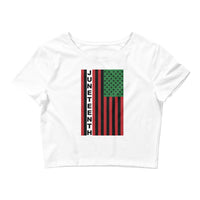 Juneteenth Flag Crop Top