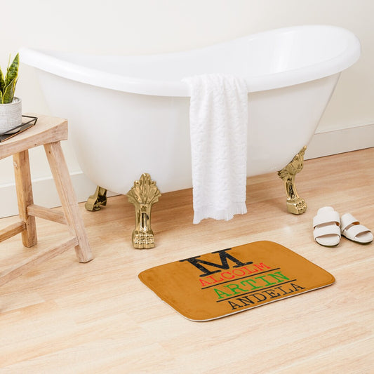 Malcolm Martin Mandela Bath Mat