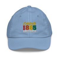 Celebrate 1865 Juneteenth Embroidered Youth Hat