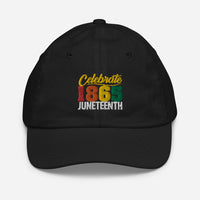 Celebrate 1865 Juneteenth Embroidered Youth Hat