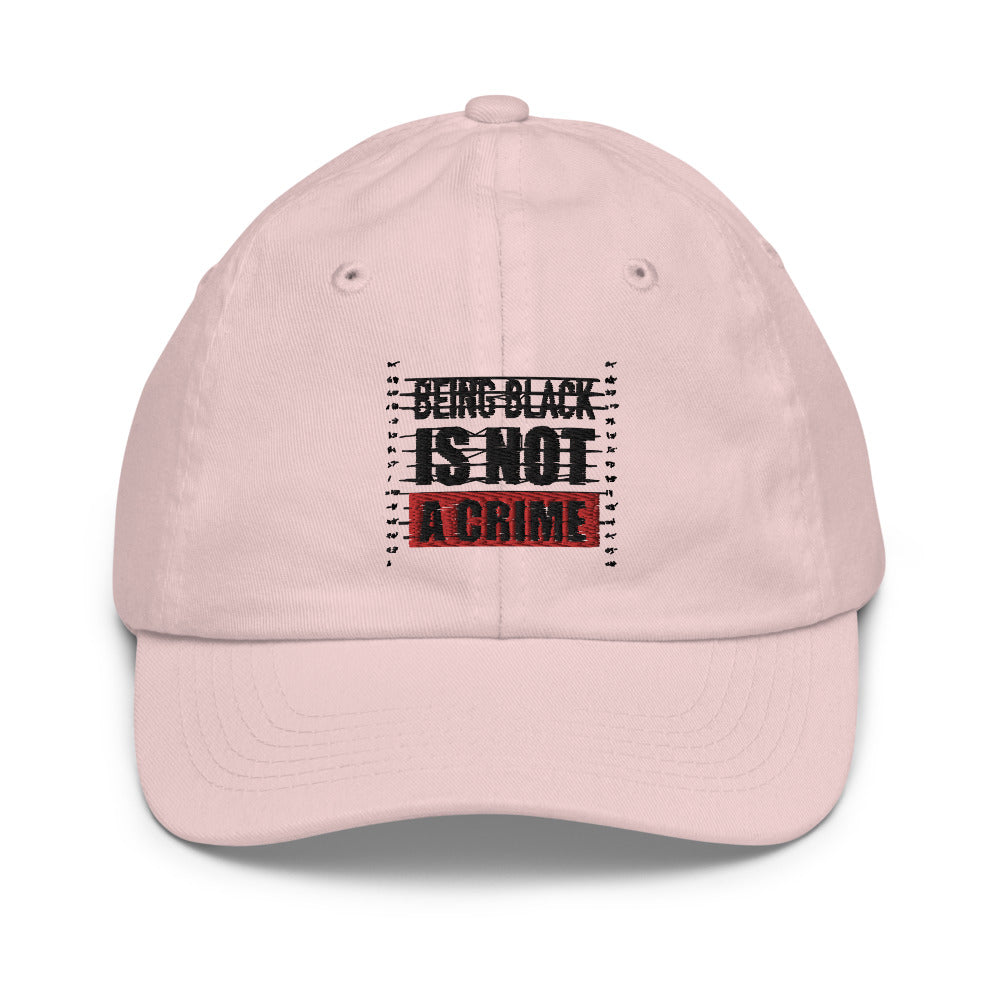 Being Black Is Not A Crime Youth Baseball Hat